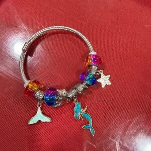 2/$5 Colorful Mermaid Charm Bracelet